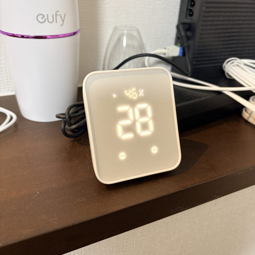 SwitchBotハブ2を設置した様子